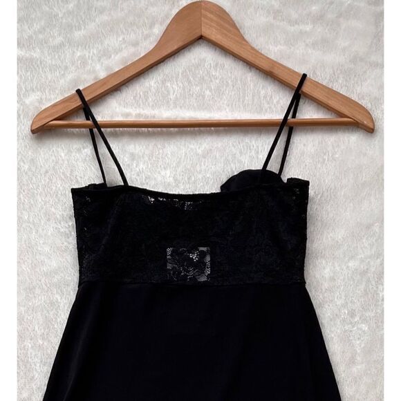 NWT Zara Black Mini Lace Dress, Size Small - Picture 11 of 14